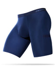 Ad Astra navy blue dual pocket boxer briefs left side view