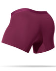 Ryder burgundy single pocket boxer briefs back view