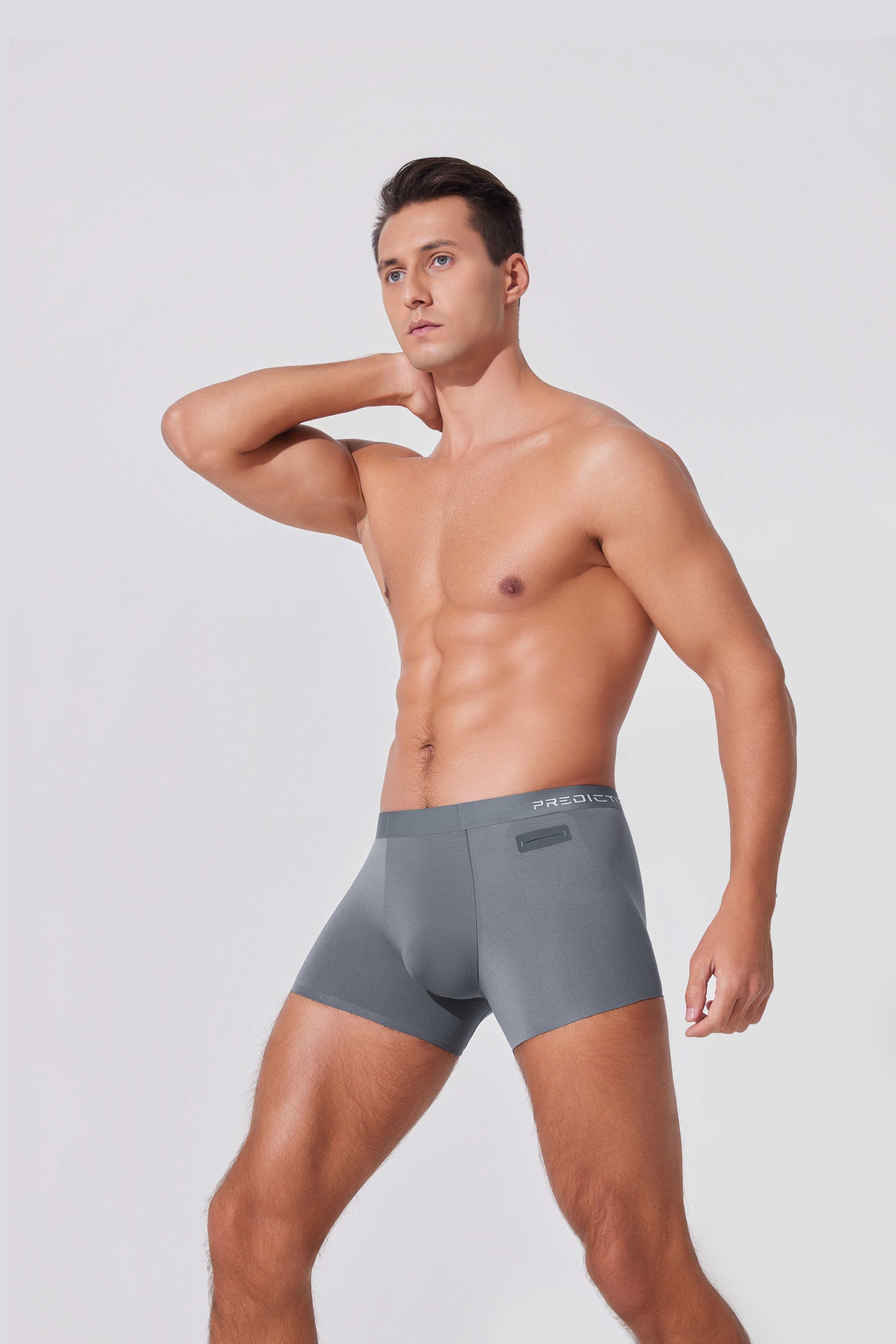 Ryder single pocket storm grey detail - patented utility design