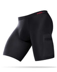Ad Astra black dual pocket boxer briefs left side view