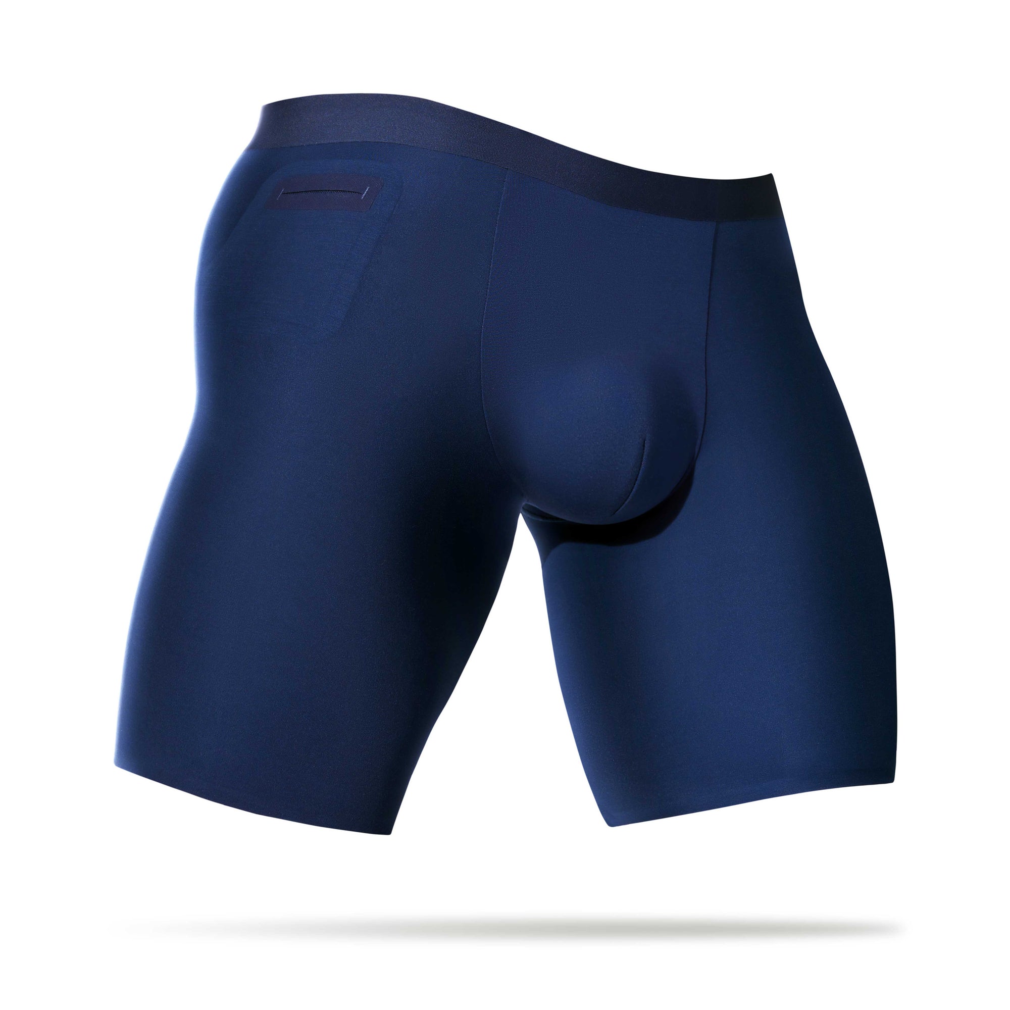 Ad Astra navy blue dual pocket boxer briefs right side view