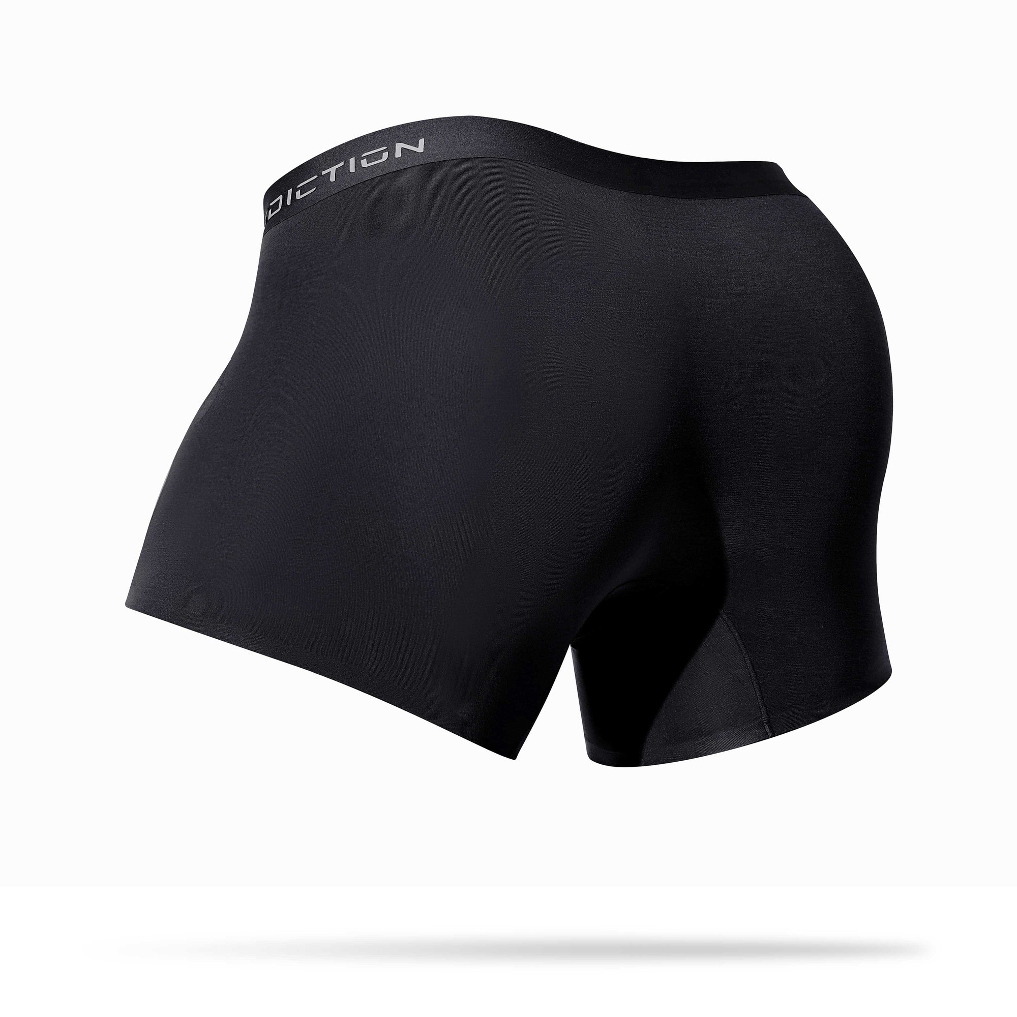 Ryder black single pocket boxer briefs back view 4 inch inseam