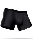 Ryder black single pocket boxer briefs left side view 4 inch inseam