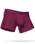 Ryder burgundy single pocket boxer briefs right side view